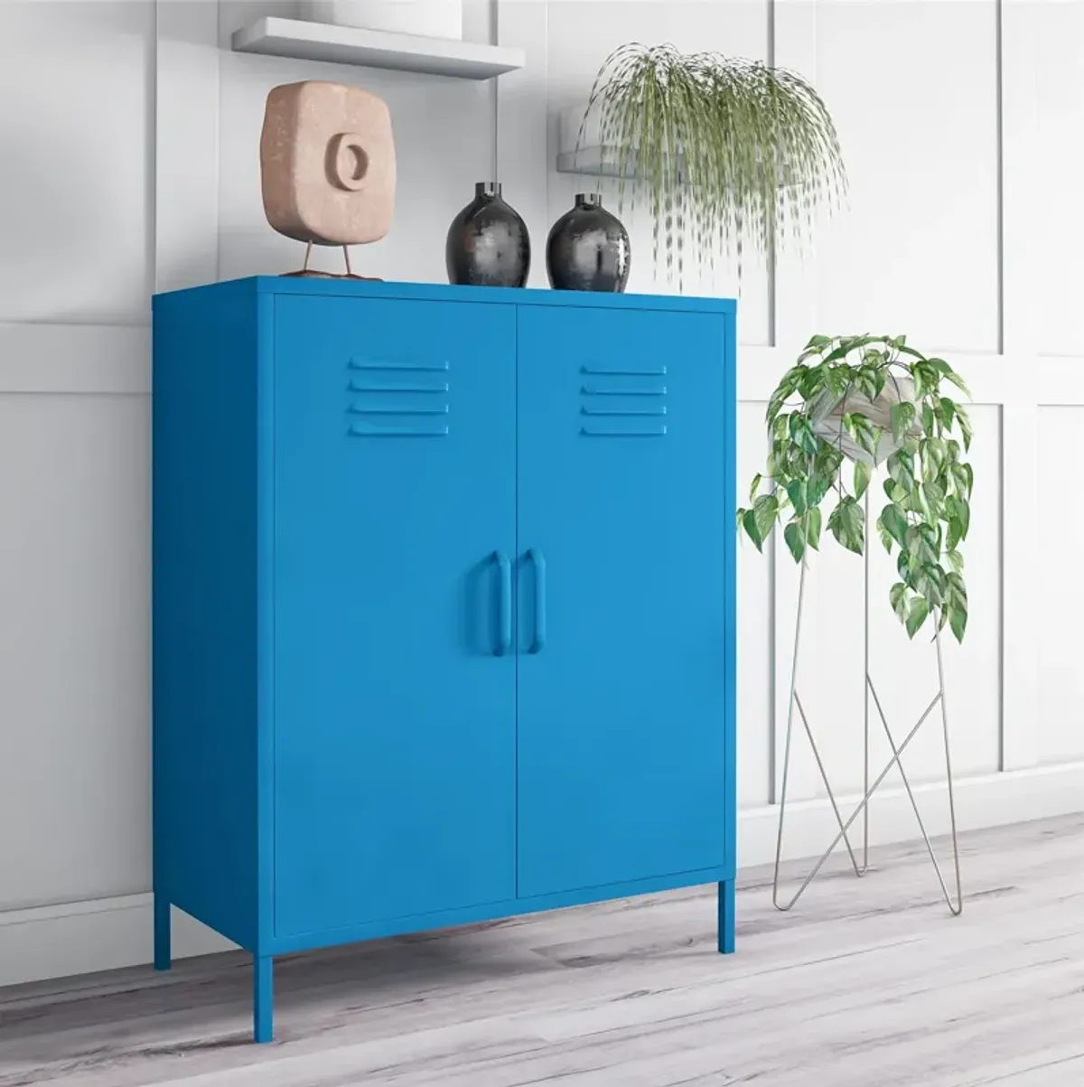 Cache 2 Door Metal Locker Storage Cabinet