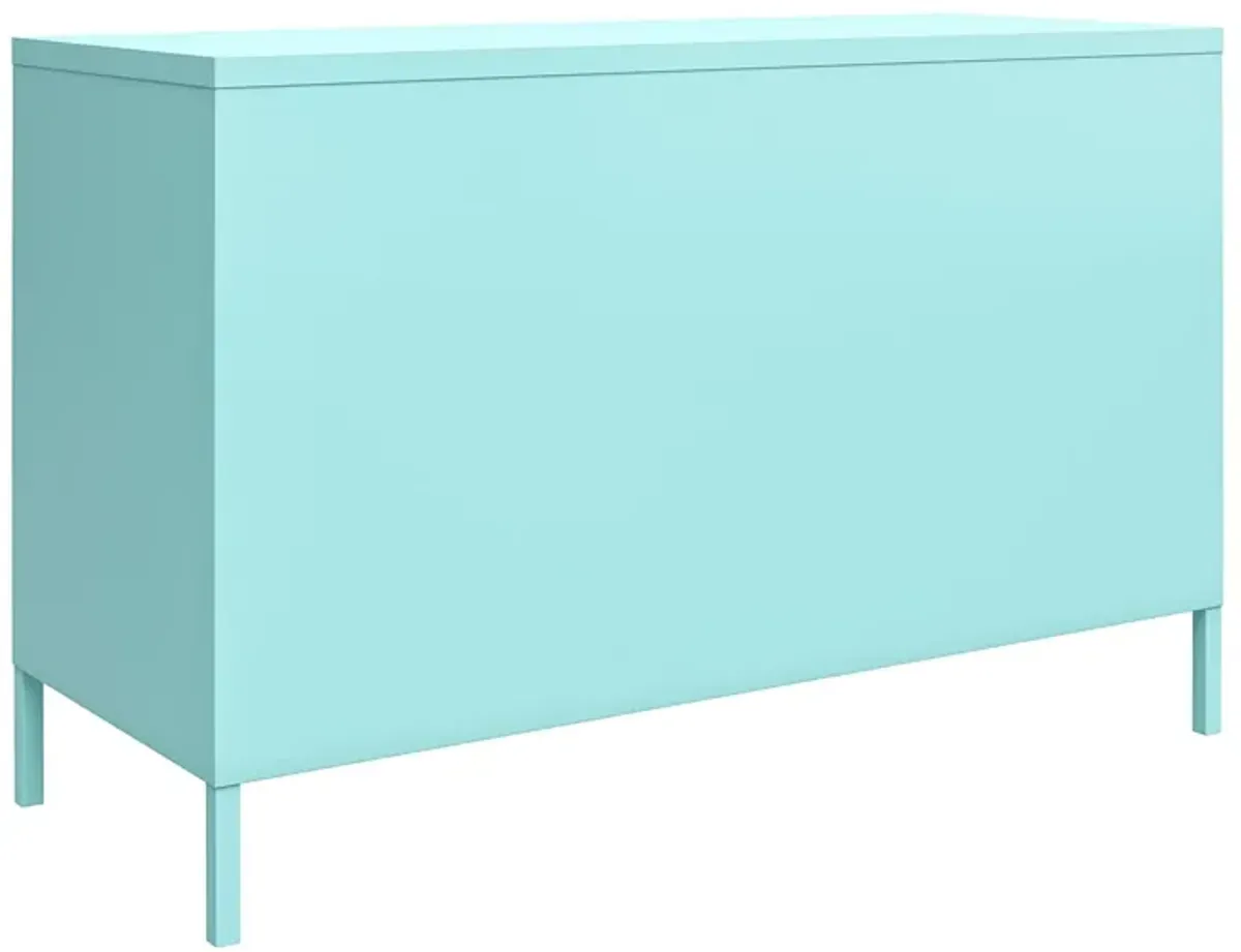 Cache 2 Door Metal Locker Accent Cabinet