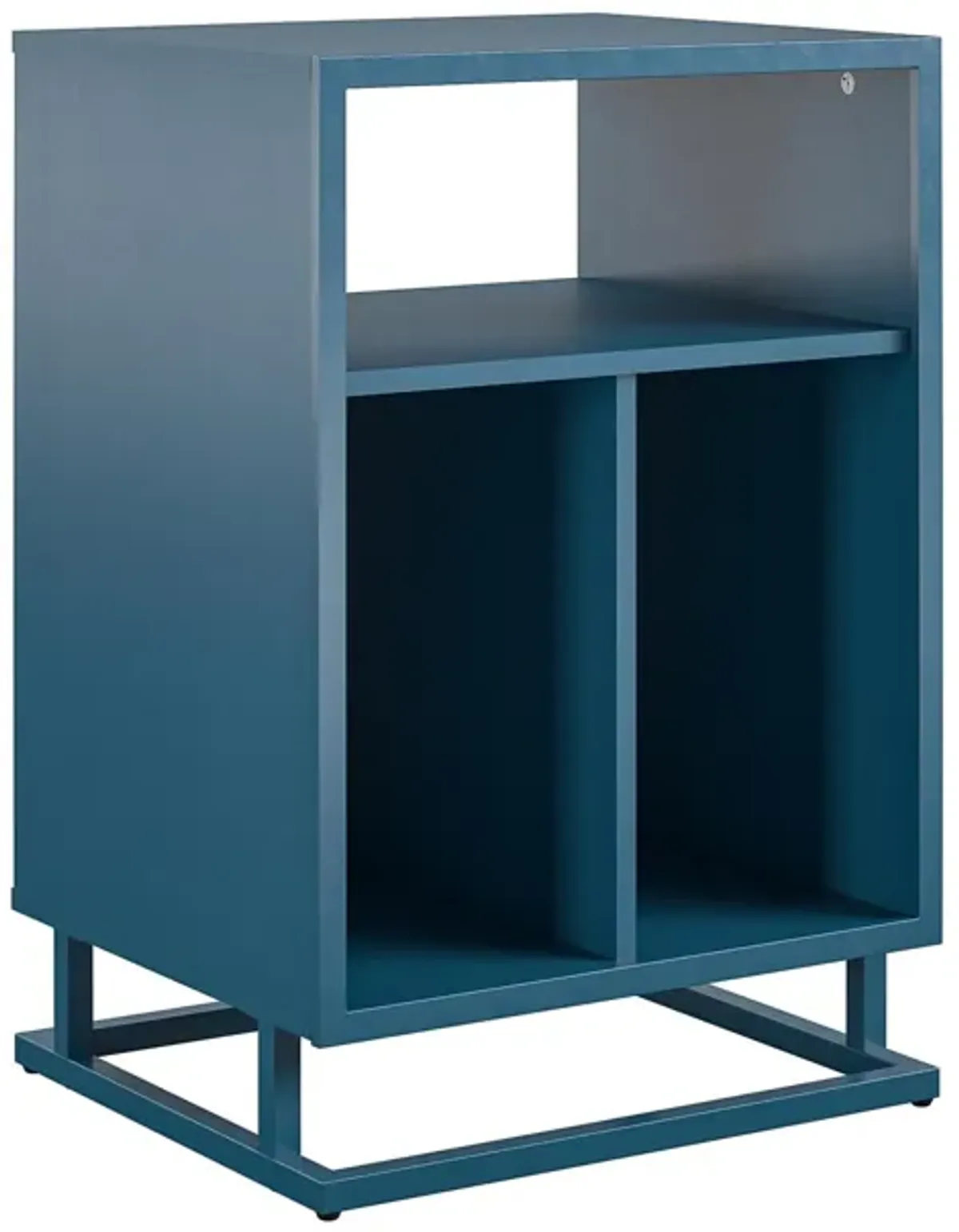 Regal Turntable Stand with 3 Open Cubbies