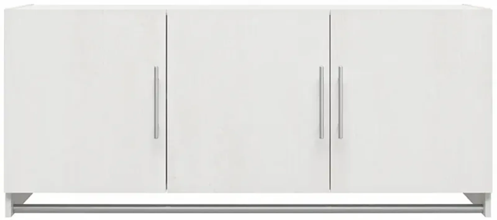 Camberly 3 Door Wall Cabinet with Hanging Rod