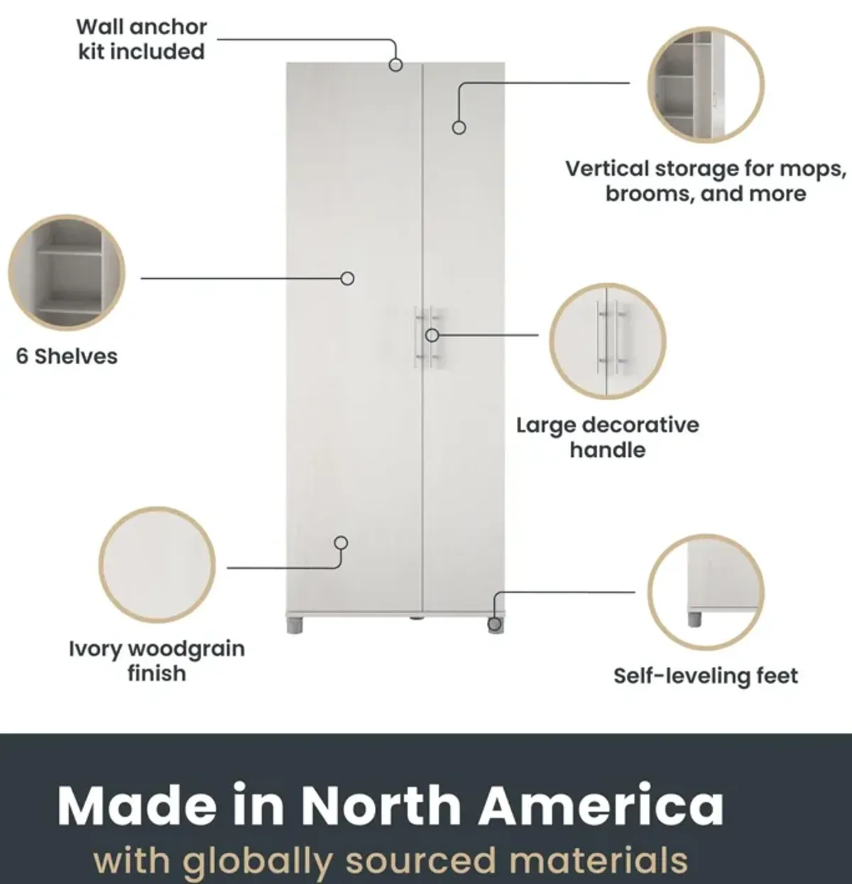 Camberly Tall Asymmetrical Cabinet