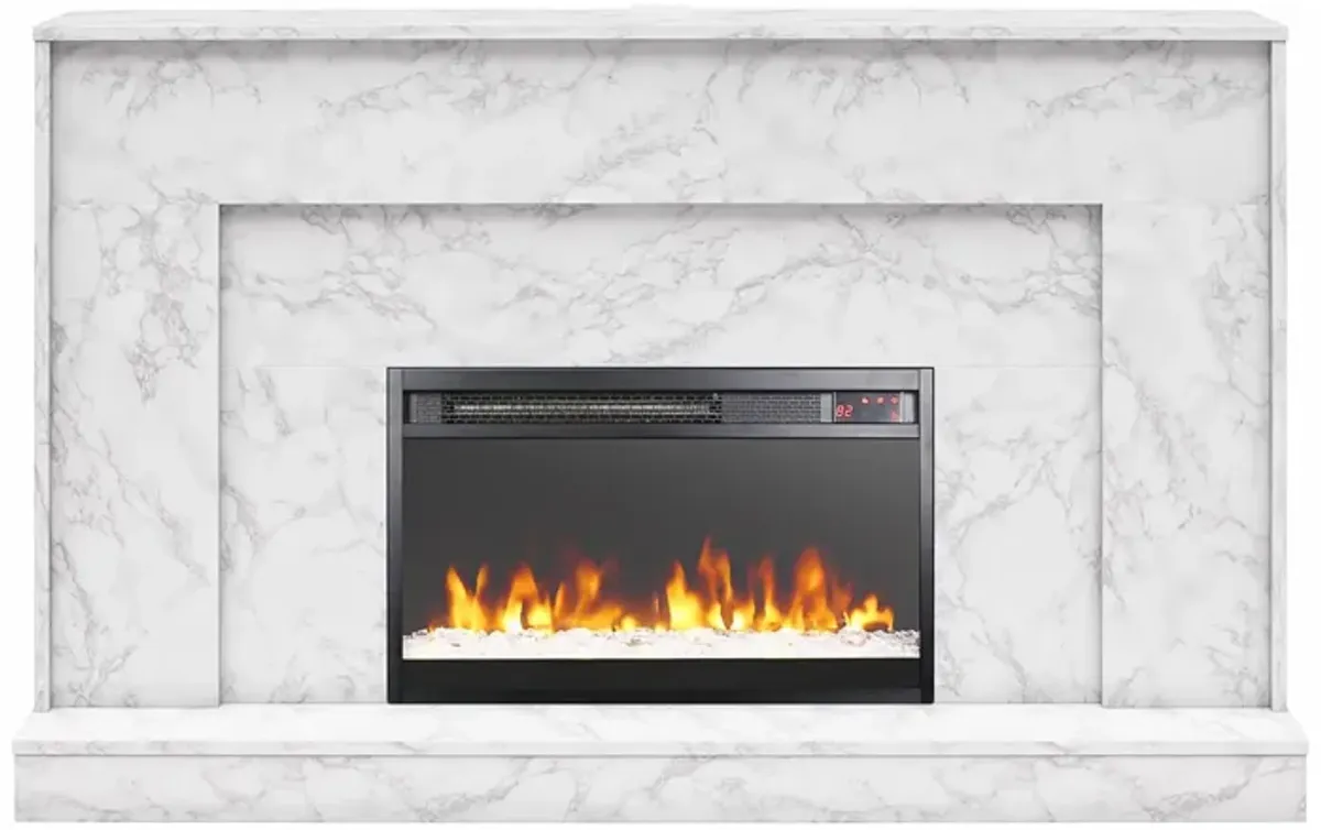 Liberty Mantel with 23 Inch Electric Fireplace