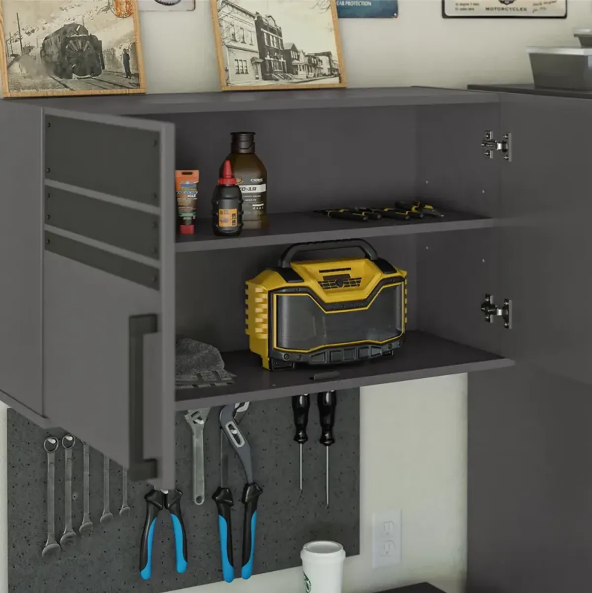 Shelby 2 Door Garage Wall Cabinet