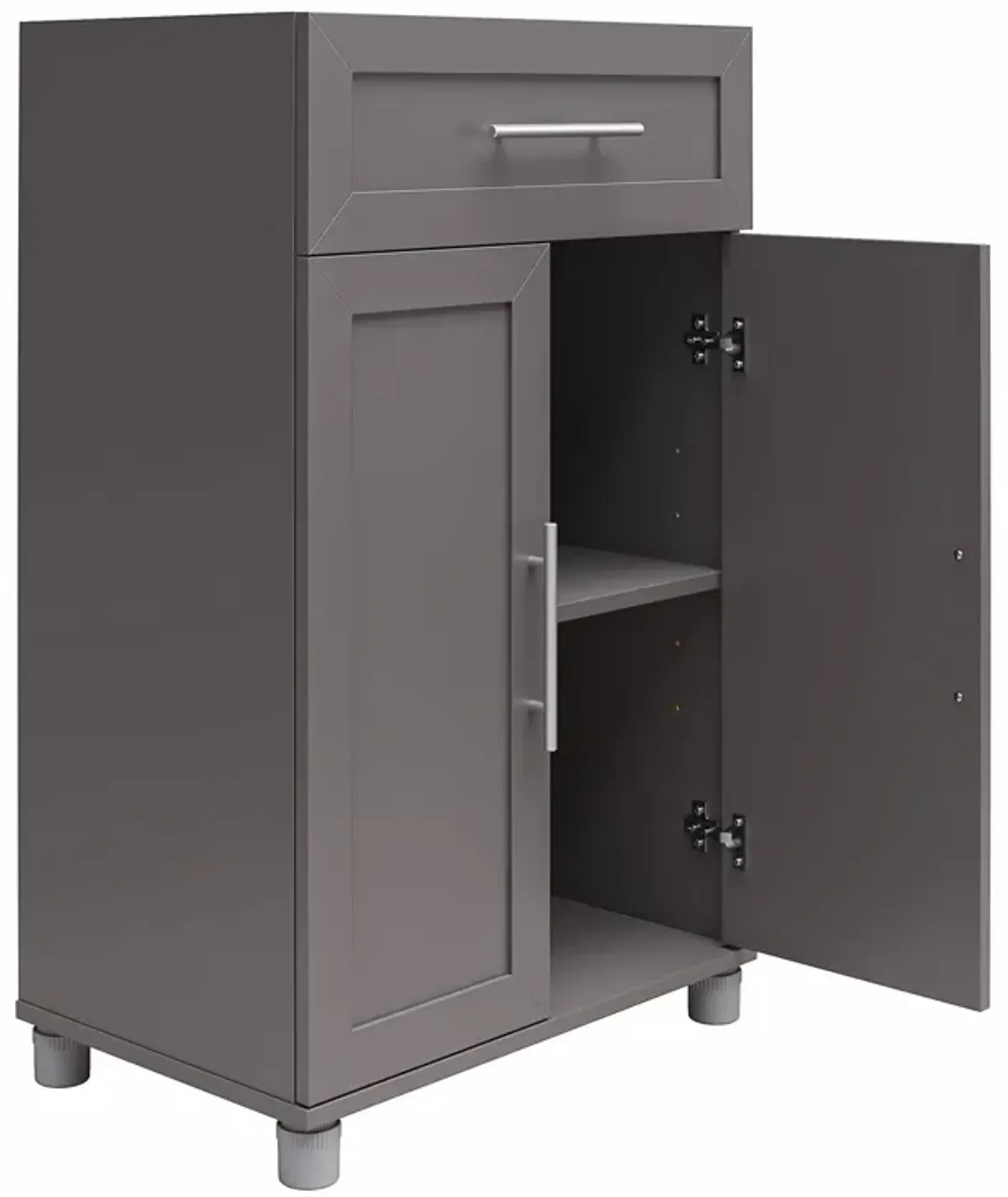 Camberly Framed 2 Door/1 Drawer Storage Cabinet