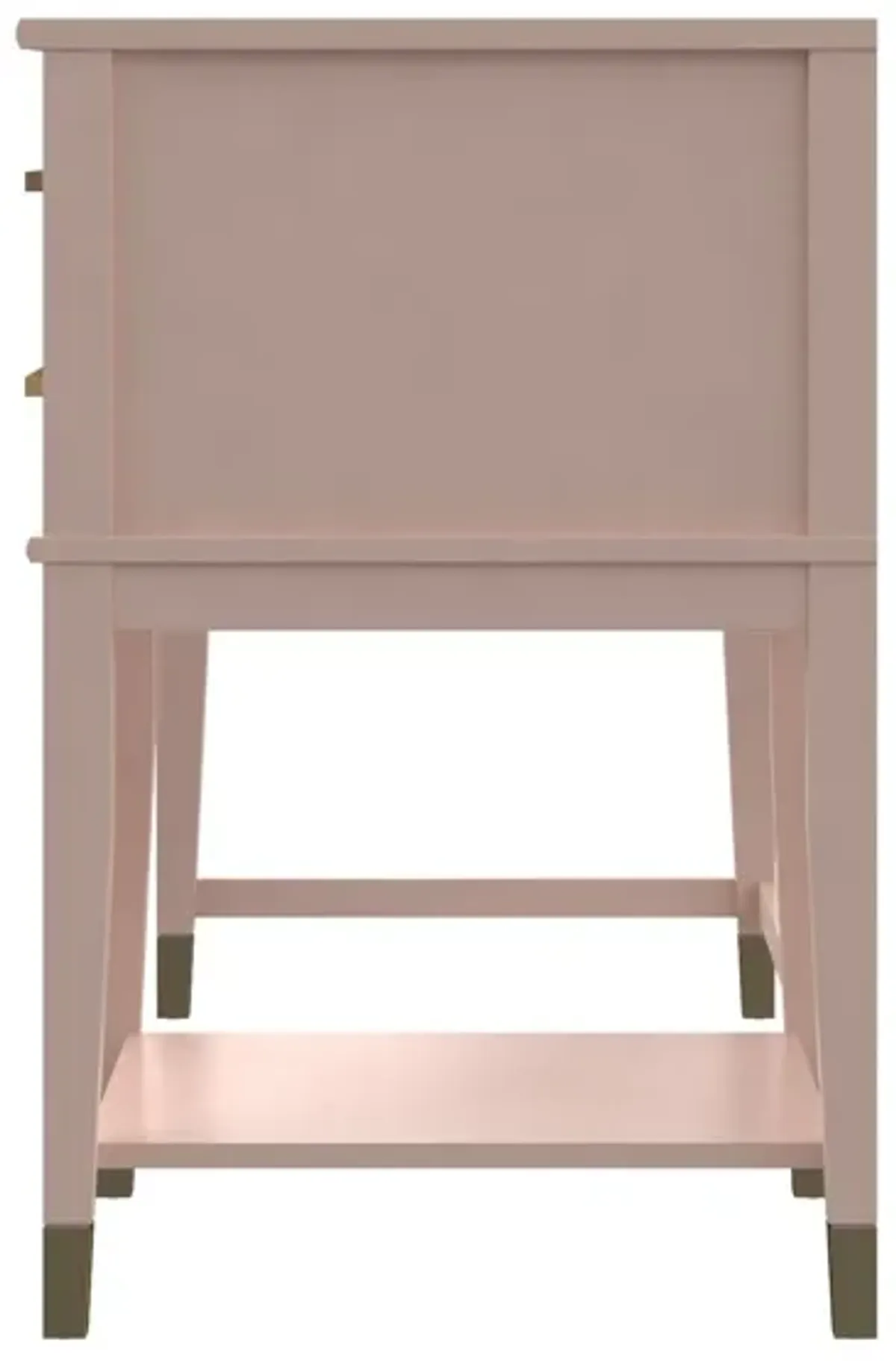 Westerleigh Lift-Top Computer Desk with Gold Accents