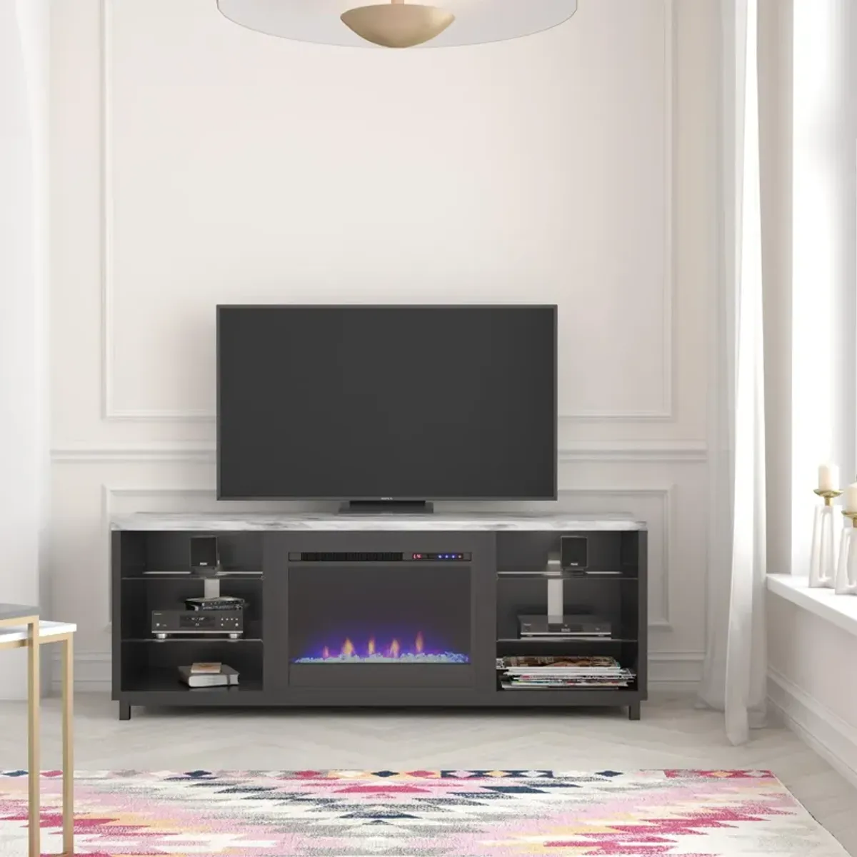 Westchester Fireplace TV Stand for TVs up to 65''