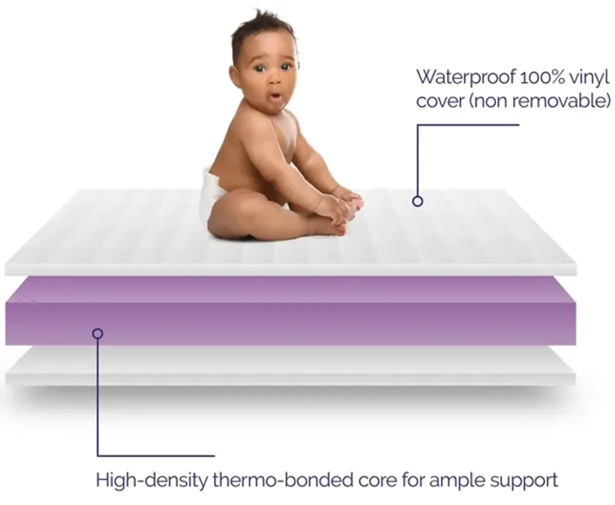 Sweet Cuddles Baby Crib & Toddler Bed Mattress with Waterproof Cover