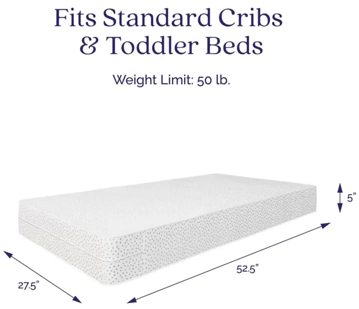 Sweet Cuddles Ultra Firm Baby & Toddler Bed Mattress with Waterproof Cover