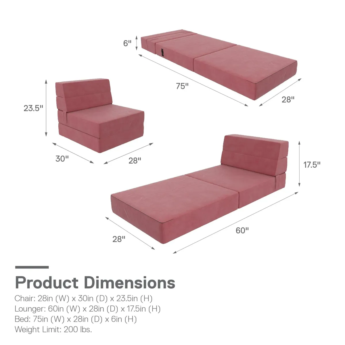 The Flower Modular Chair and Lounger Bed with 5-in-1 Design