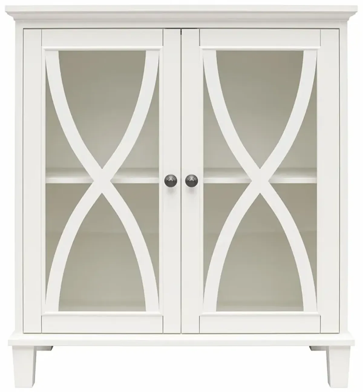 Celeste Accent Cabinet with Glass Doors