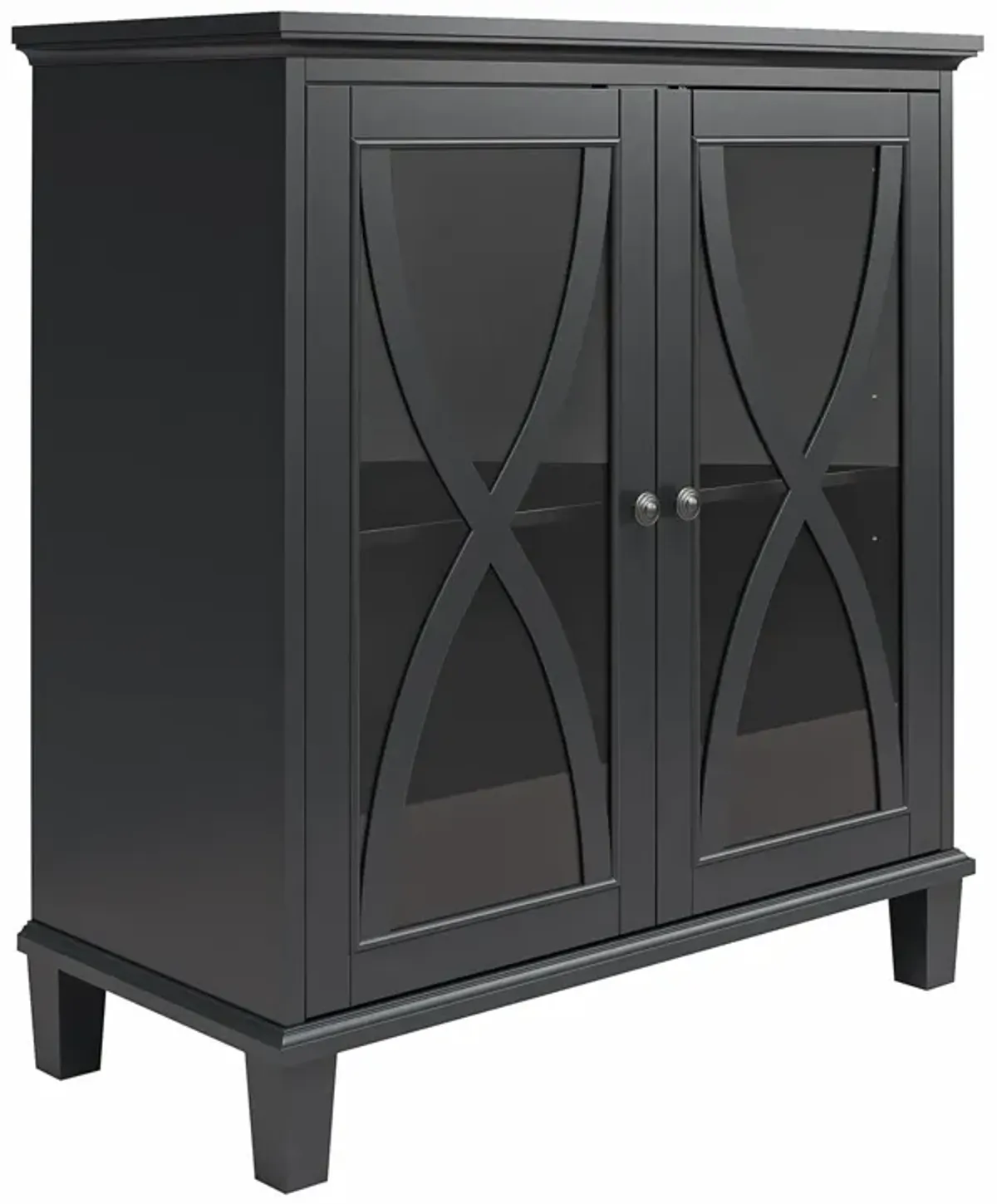 Celeste Accent Cabinet with Glass Doors