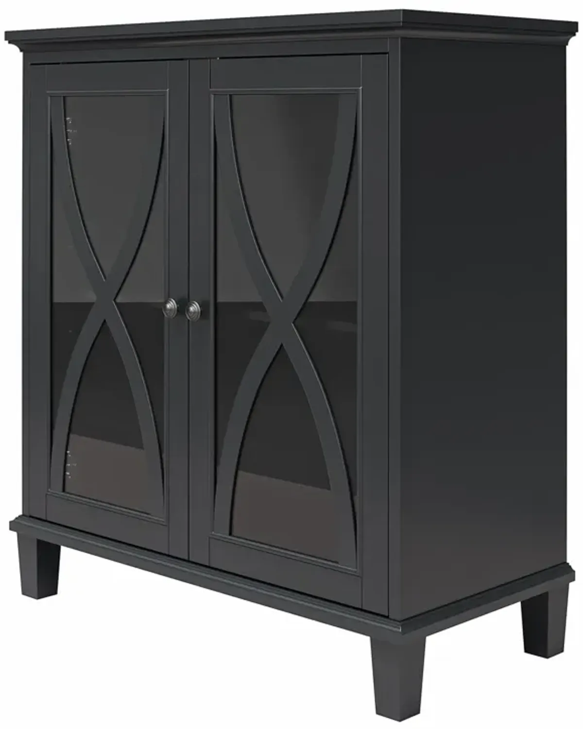 Celeste Accent Cabinet with Glass Doors