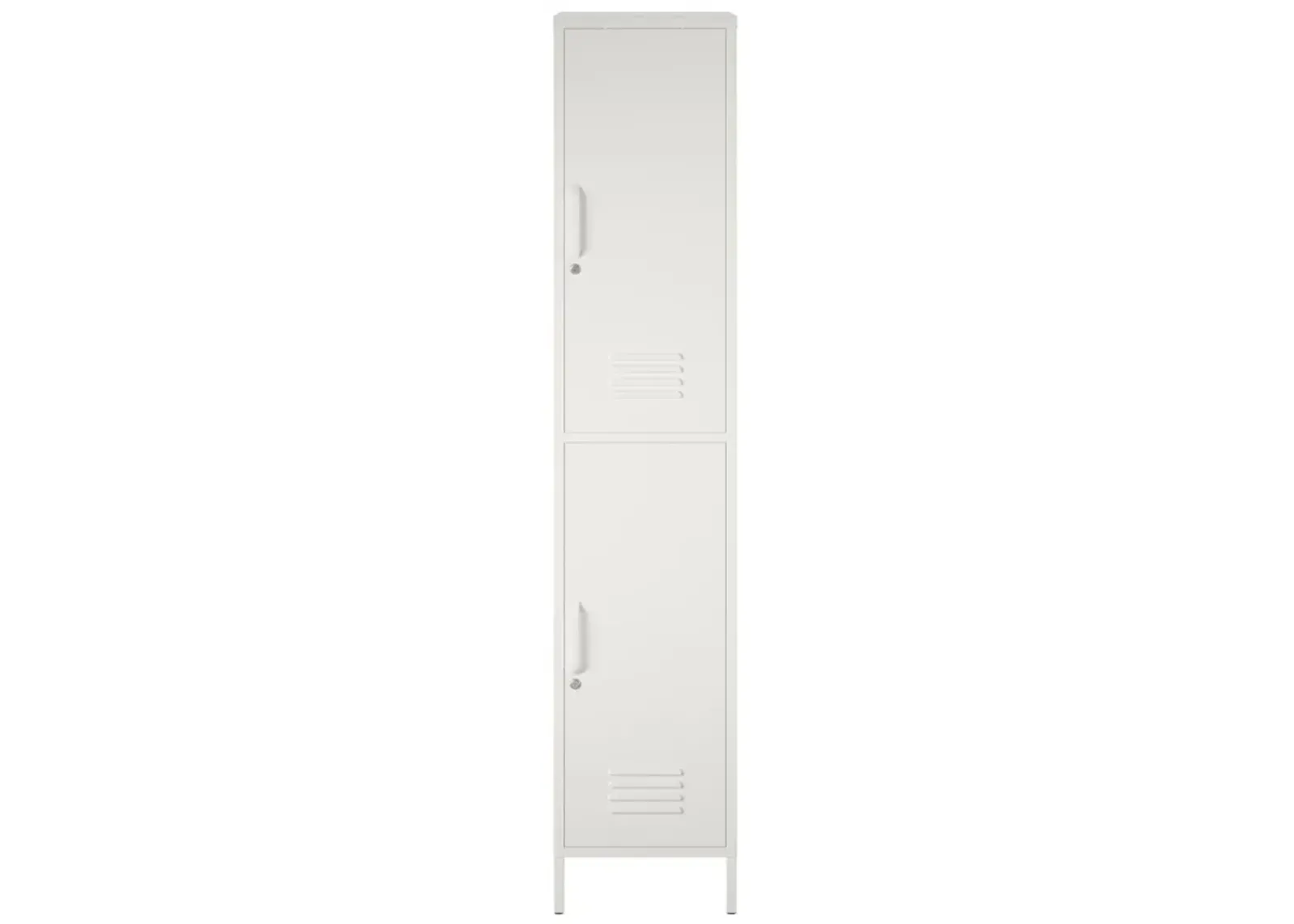 Shadwick 2 Door Single Metal Locker Style Storage Cabinet