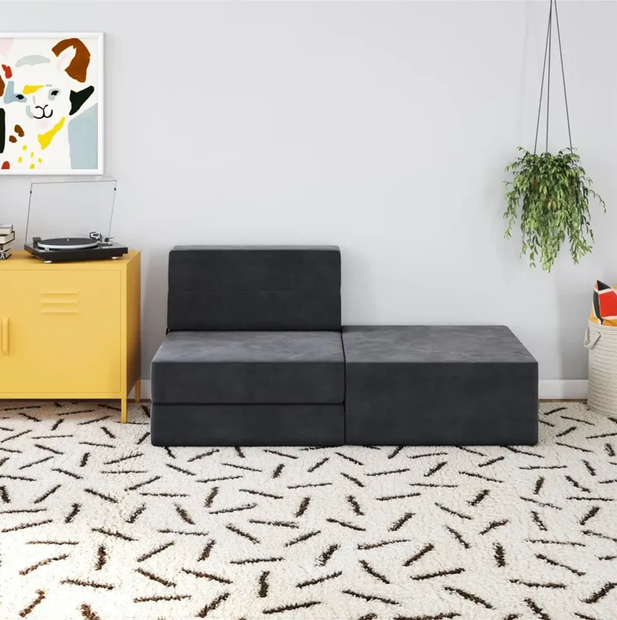 The Flower Ottoman Pouf Comfort Floor Seat and Footrest