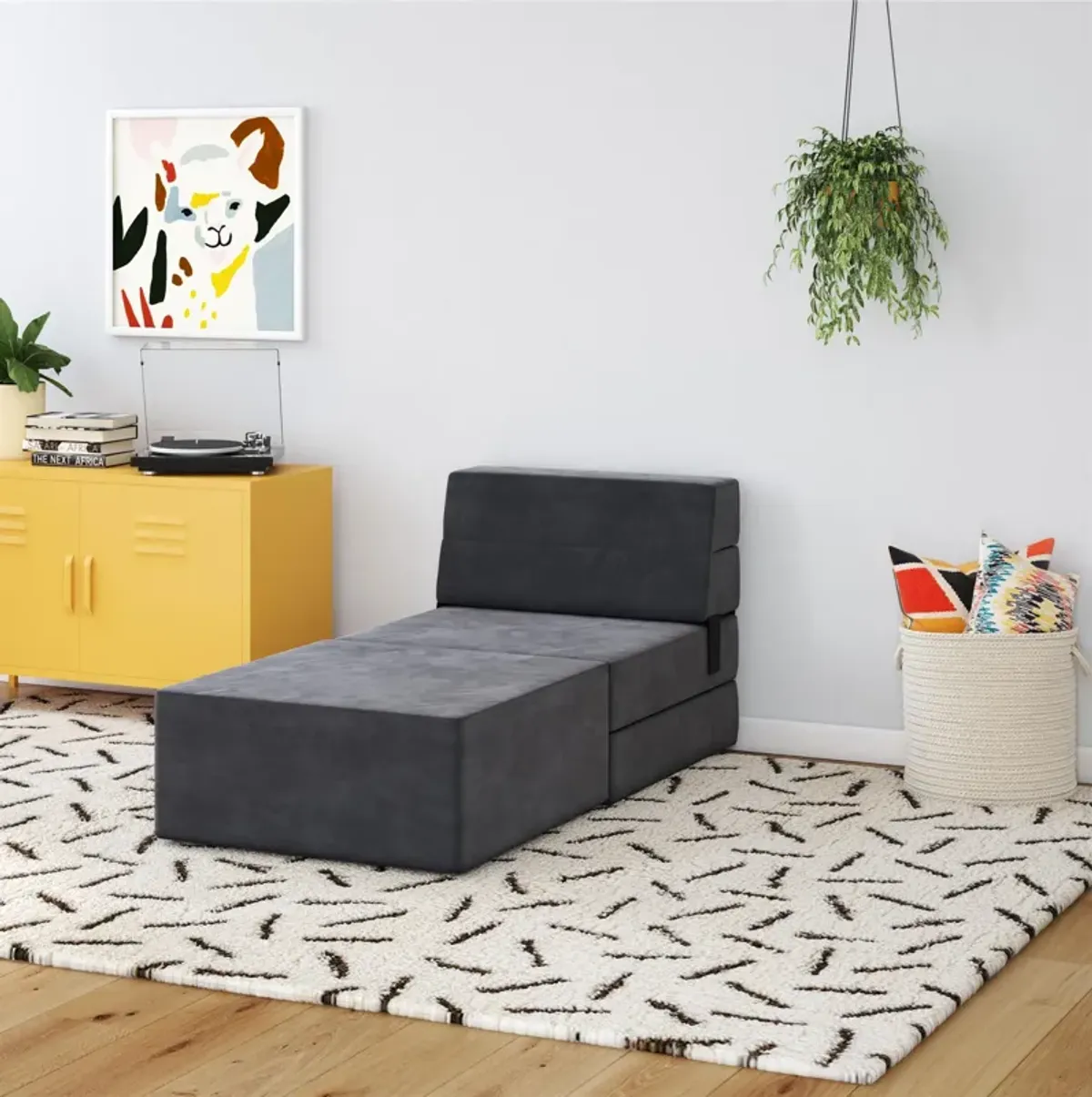 The Flower Ottoman Pouf Comfort Floor Seat and Footrest