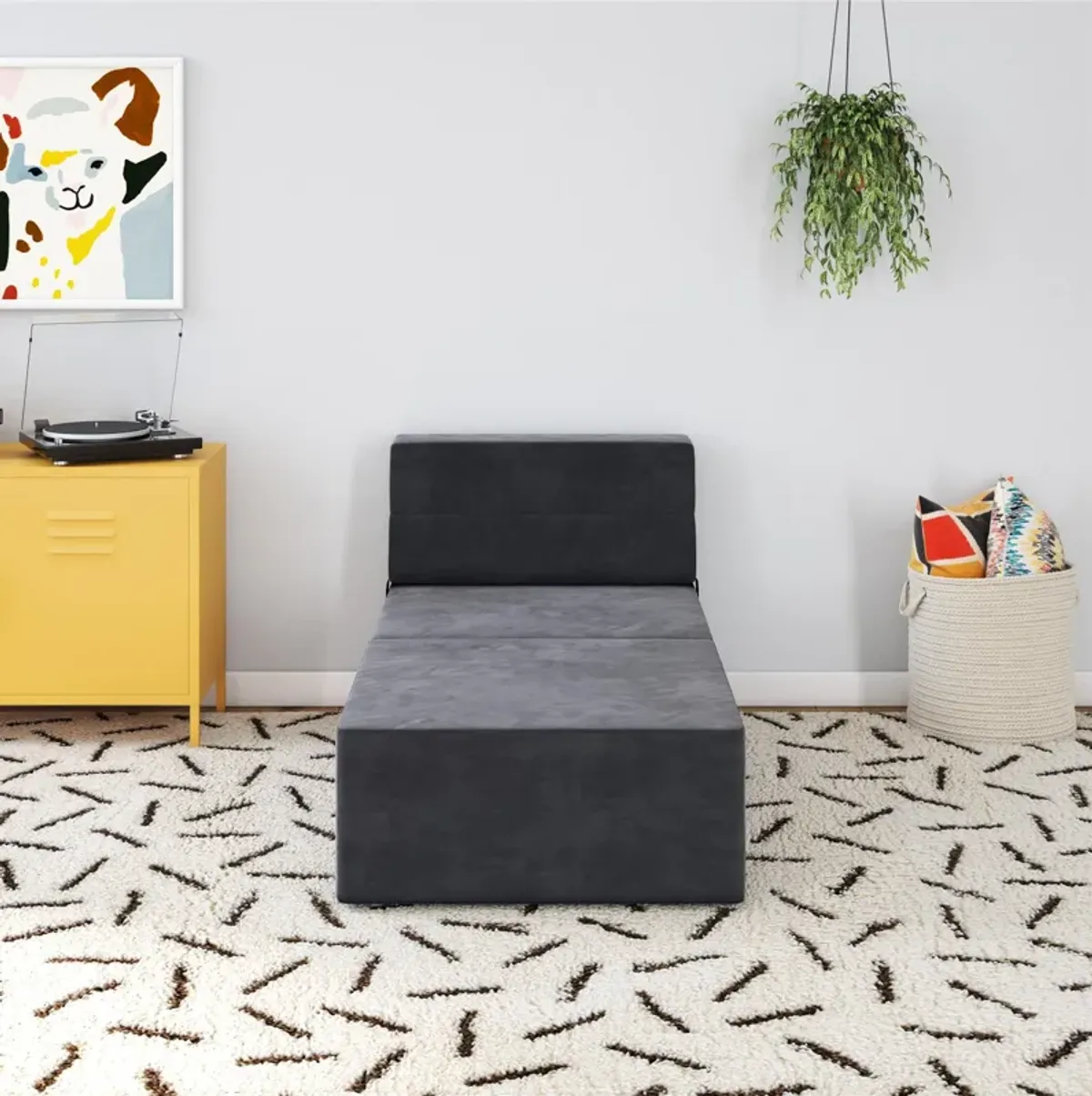 The Flower Ottoman Pouf Comfort Floor Seat and Footrest