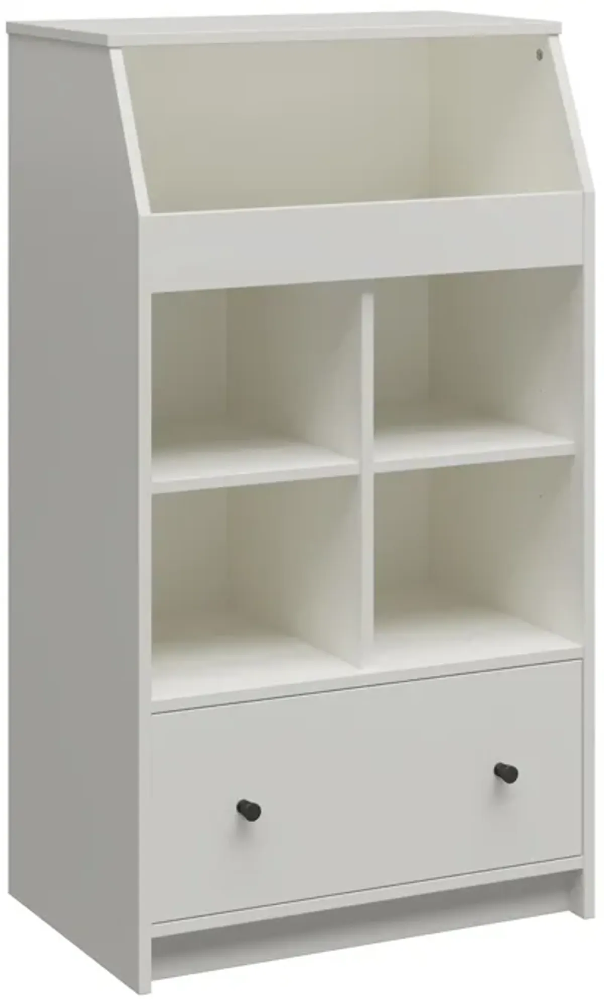 The Loft Storage Tower with 5 Open Shelves and 1 Drawer