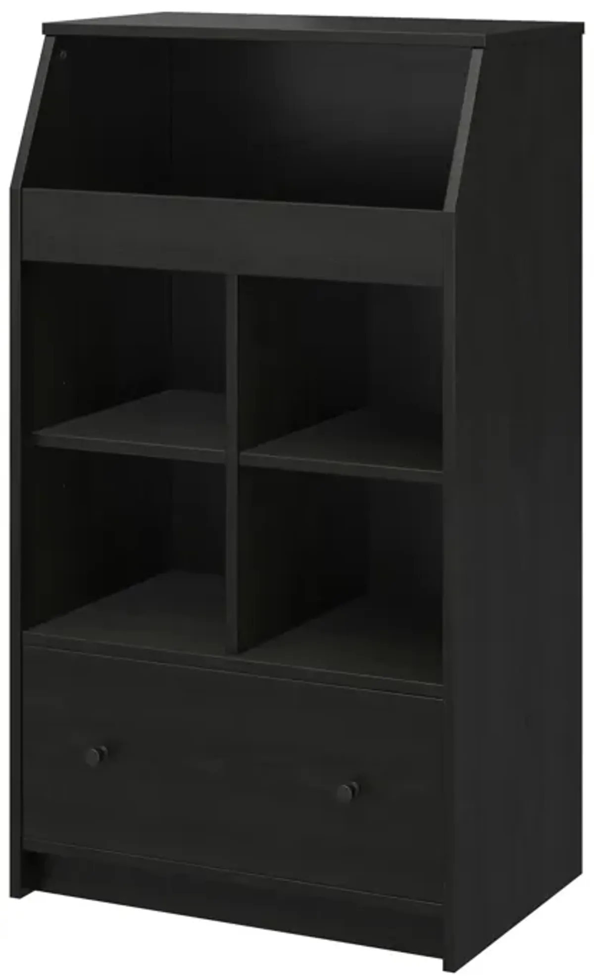 The Loft Storage Tower with 5 Open Shelves and 1 Drawer