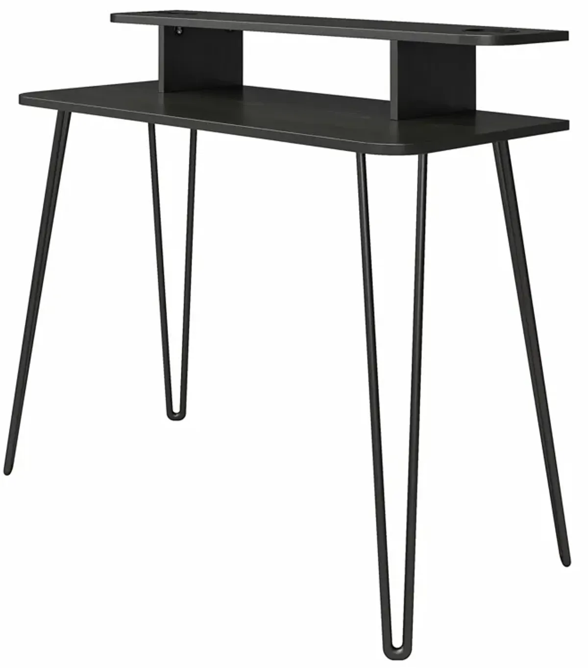 Kimberly At Home 2-Tier Vanity with Metal Hairpin Legs