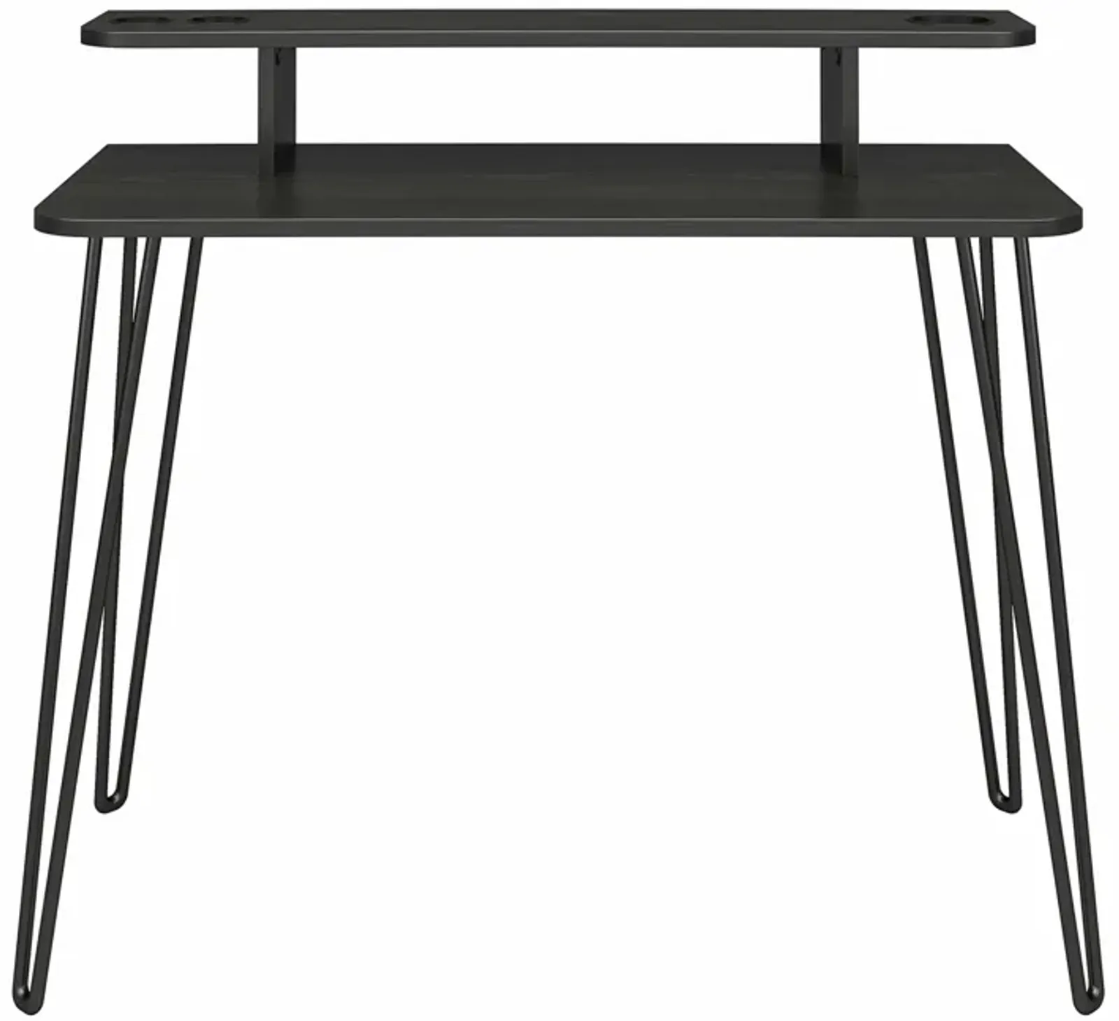 Kimberly At Home 2-Tier Vanity with Metal Hairpin Legs