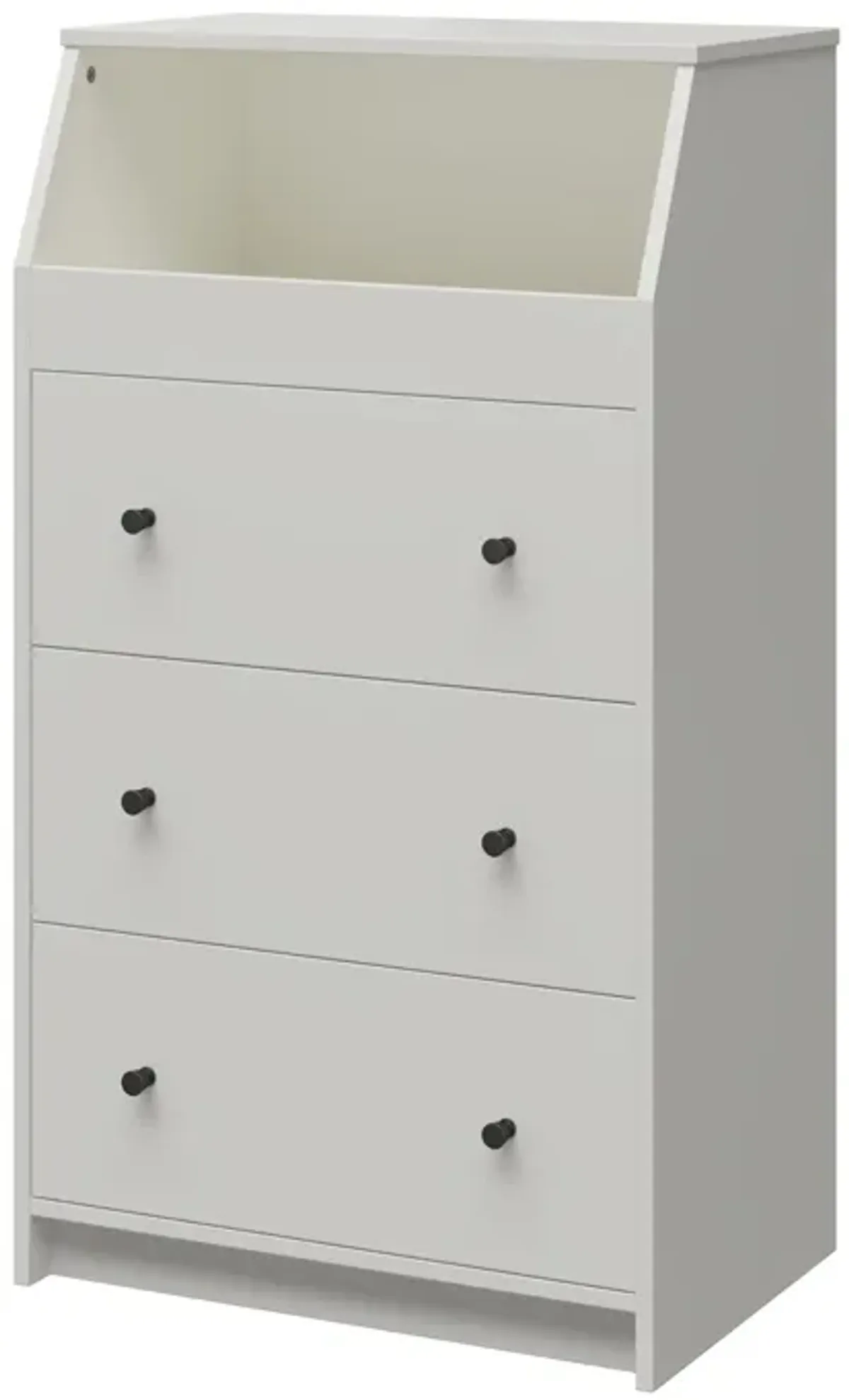 The Loft 3 Drawer Dresser with Open Top Storage