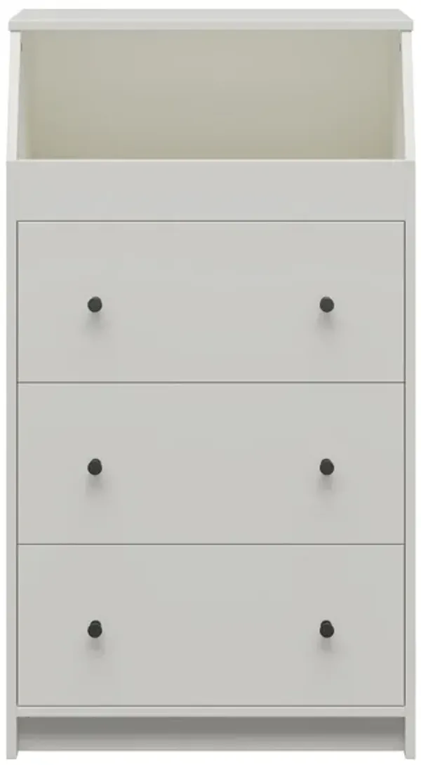 The Loft 3 Drawer Dresser with Open Top Storage