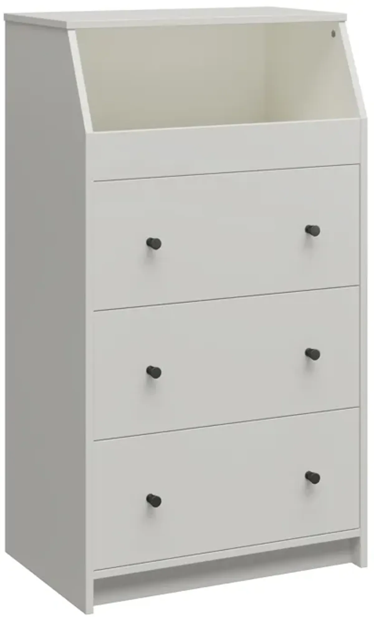 The Loft 3 Drawer Dresser with Open Top Storage