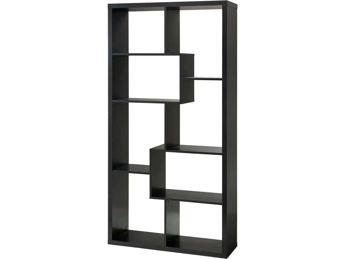 Leva Scandinavian Style Open Bookcase with Multiple Shelves