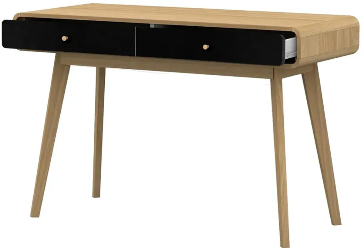 Leva Scandinavian Style Desk with 2 Drawers