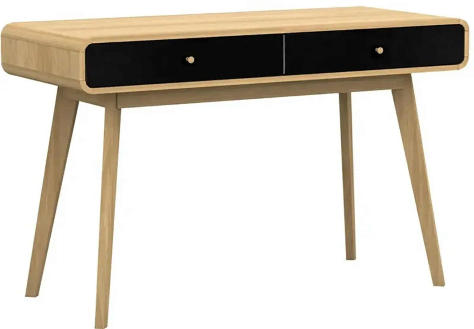 Leva Scandinavian Style Desk with 2 Drawers