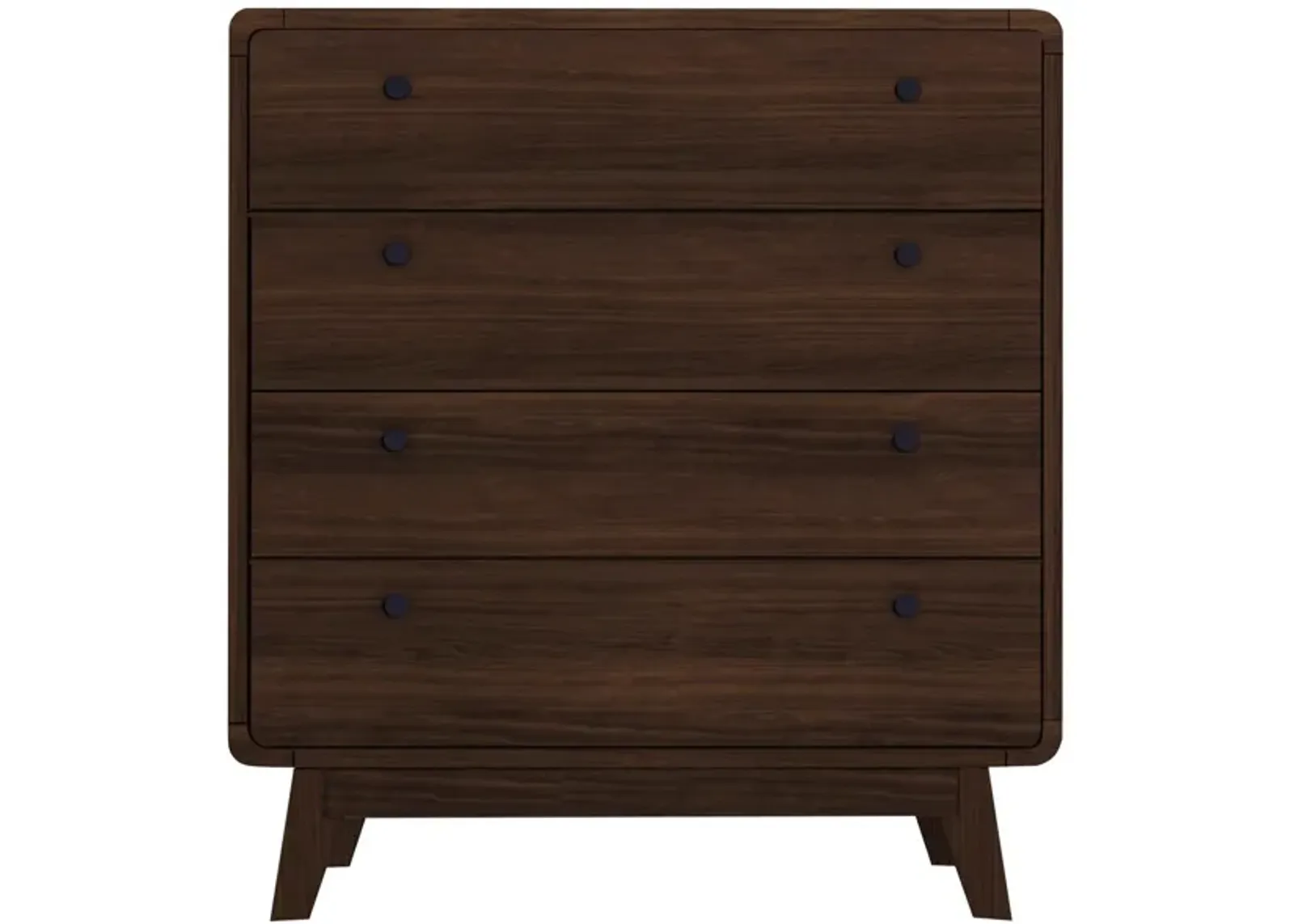 Leva Scandinavian Style 4 Drawer Dresser