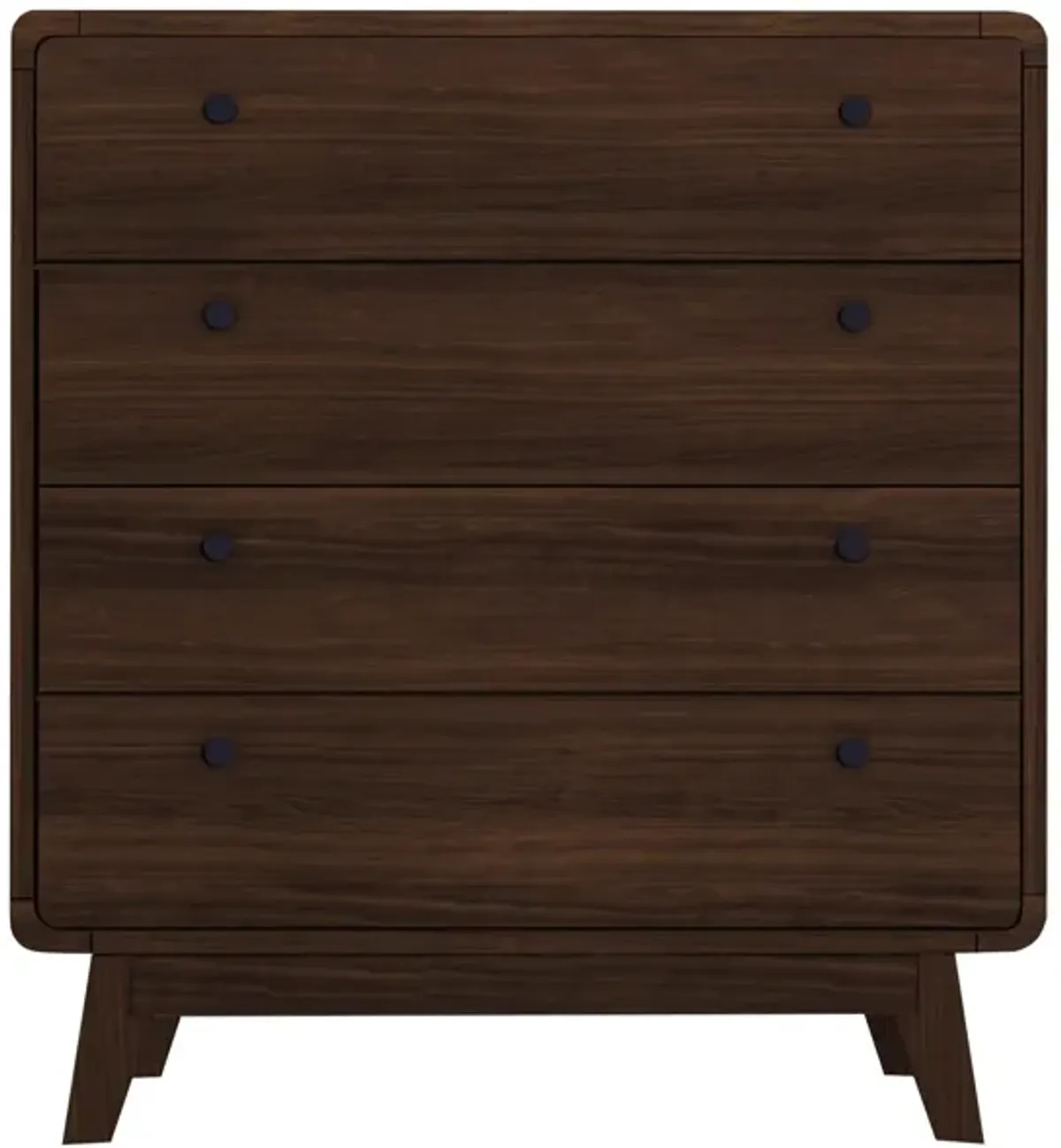 Leva Scandinavian Style 4 Drawer Dresser