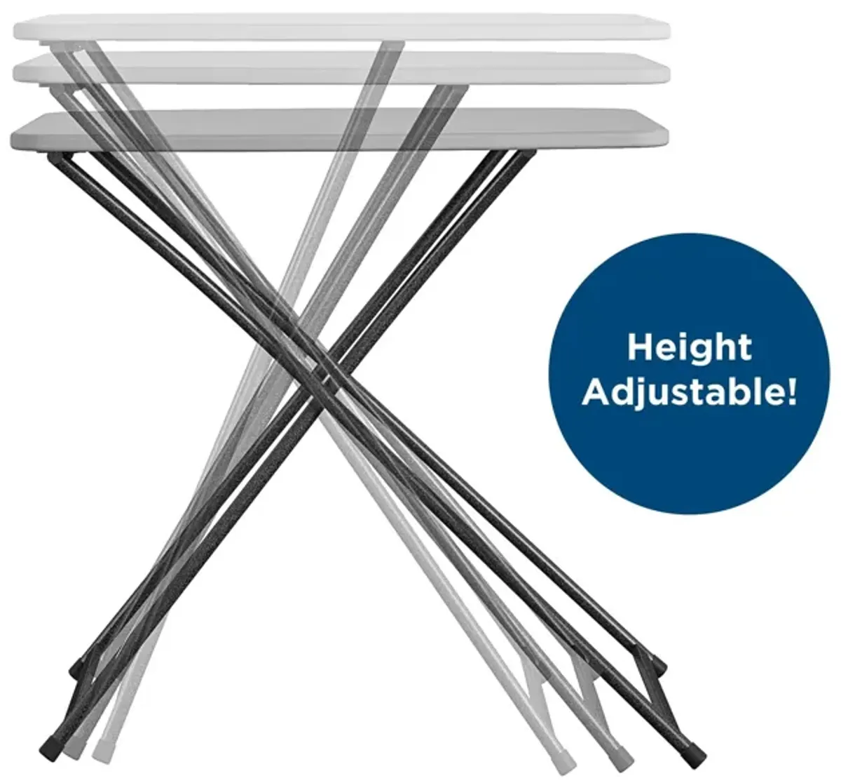 Multi-Functional, Adjustable, Personal Folding Activity Table