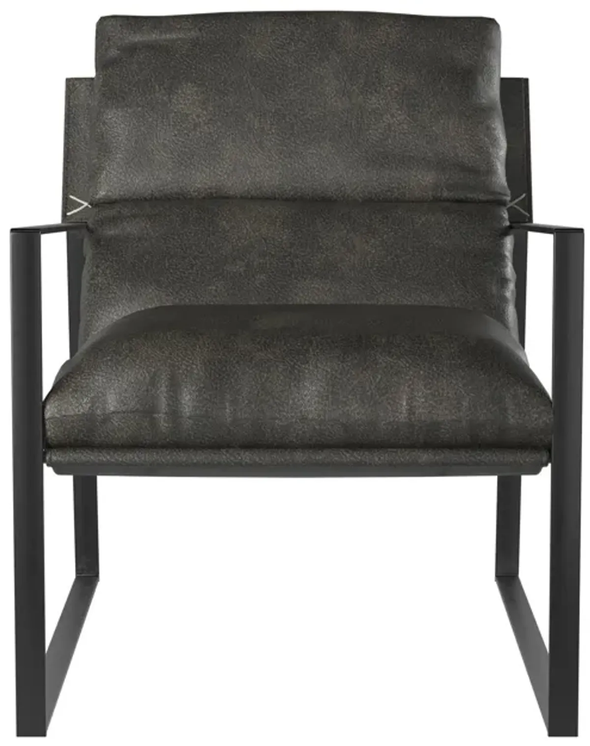 Uptown Varick Faux Leather Accent Chair