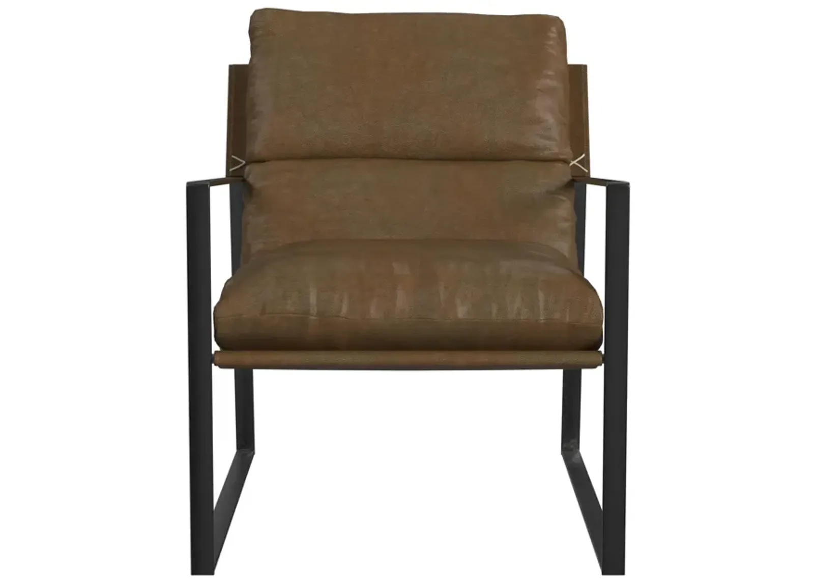 Uptown Varick Faux Leather Accent Chair