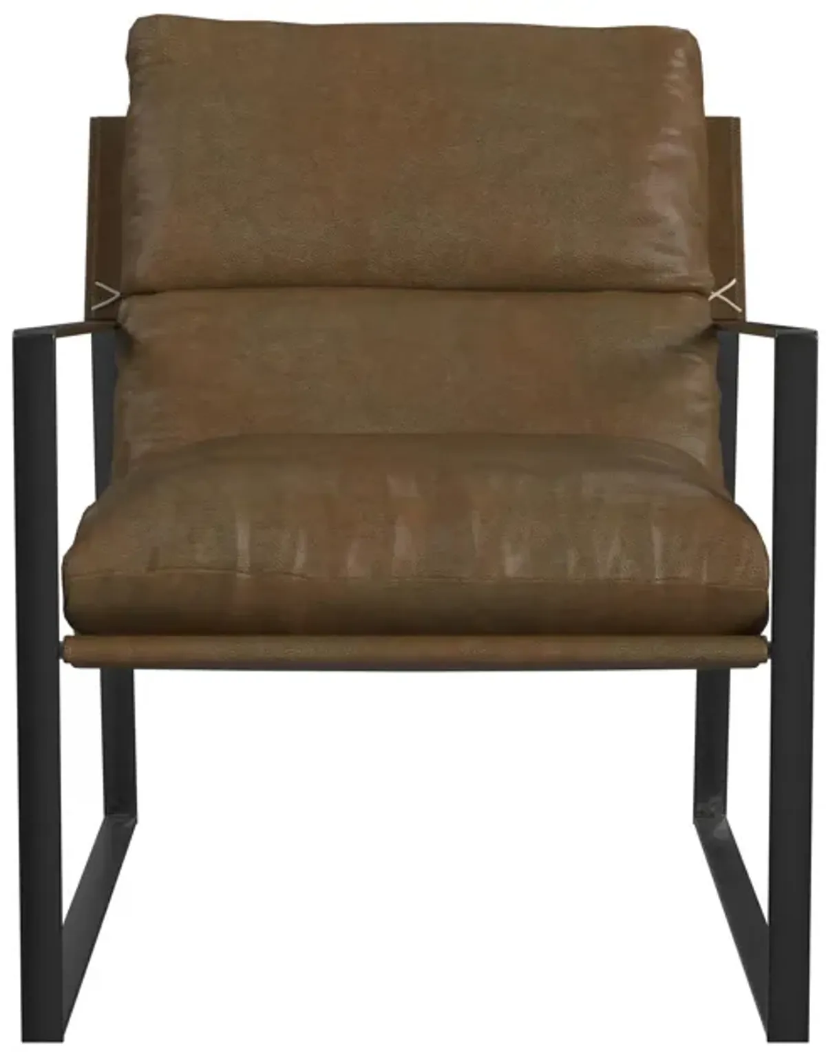 Uptown Varick Faux Leather Accent Chair