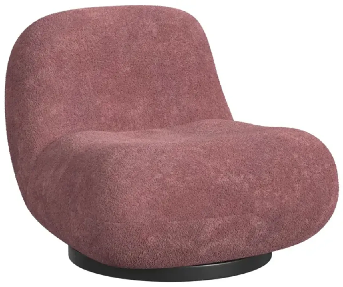 The Village Crosby Boucle Swivel Chair