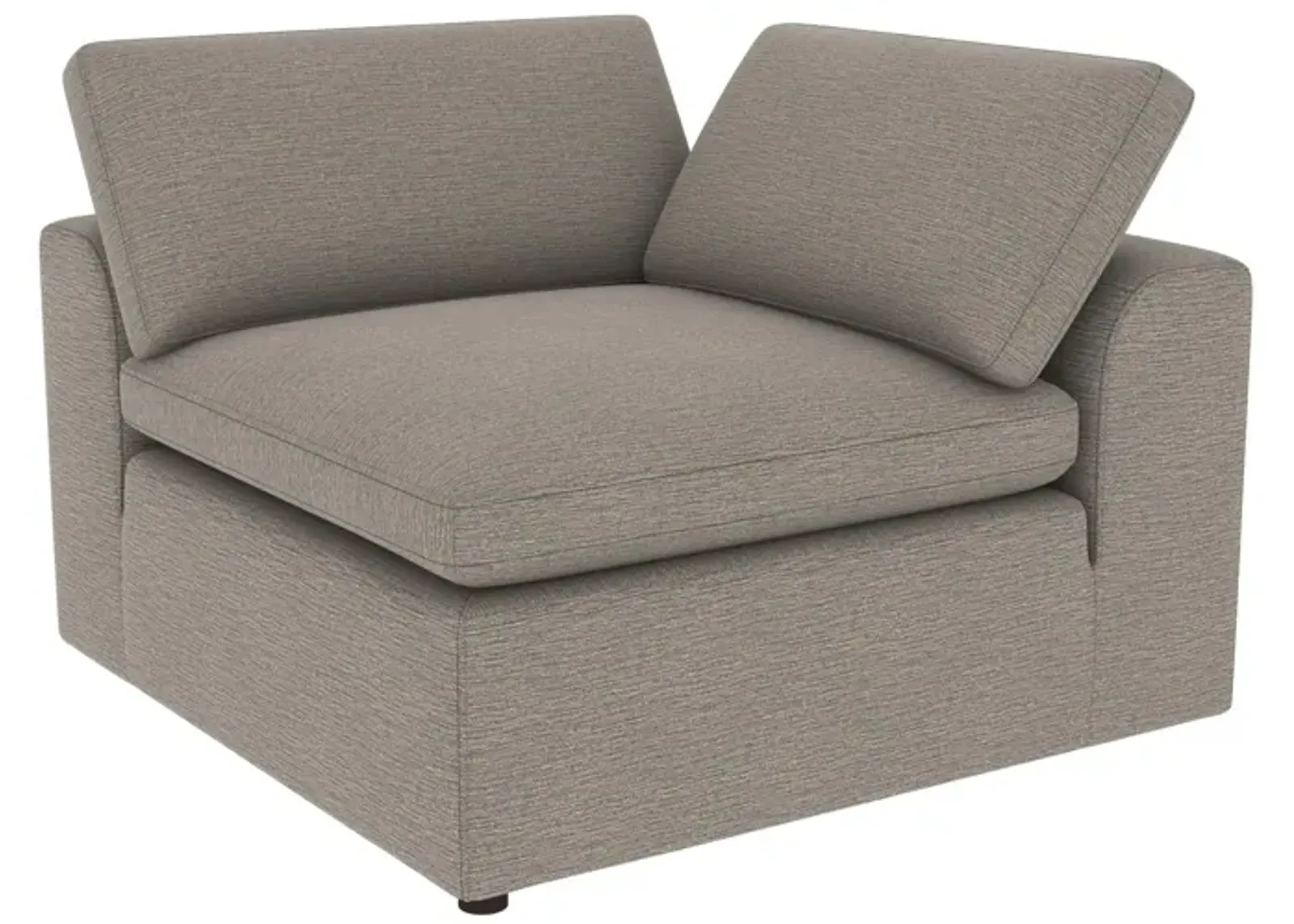 York Modular Pillow Top Corner Chair with Back Pillow and Side Pillow