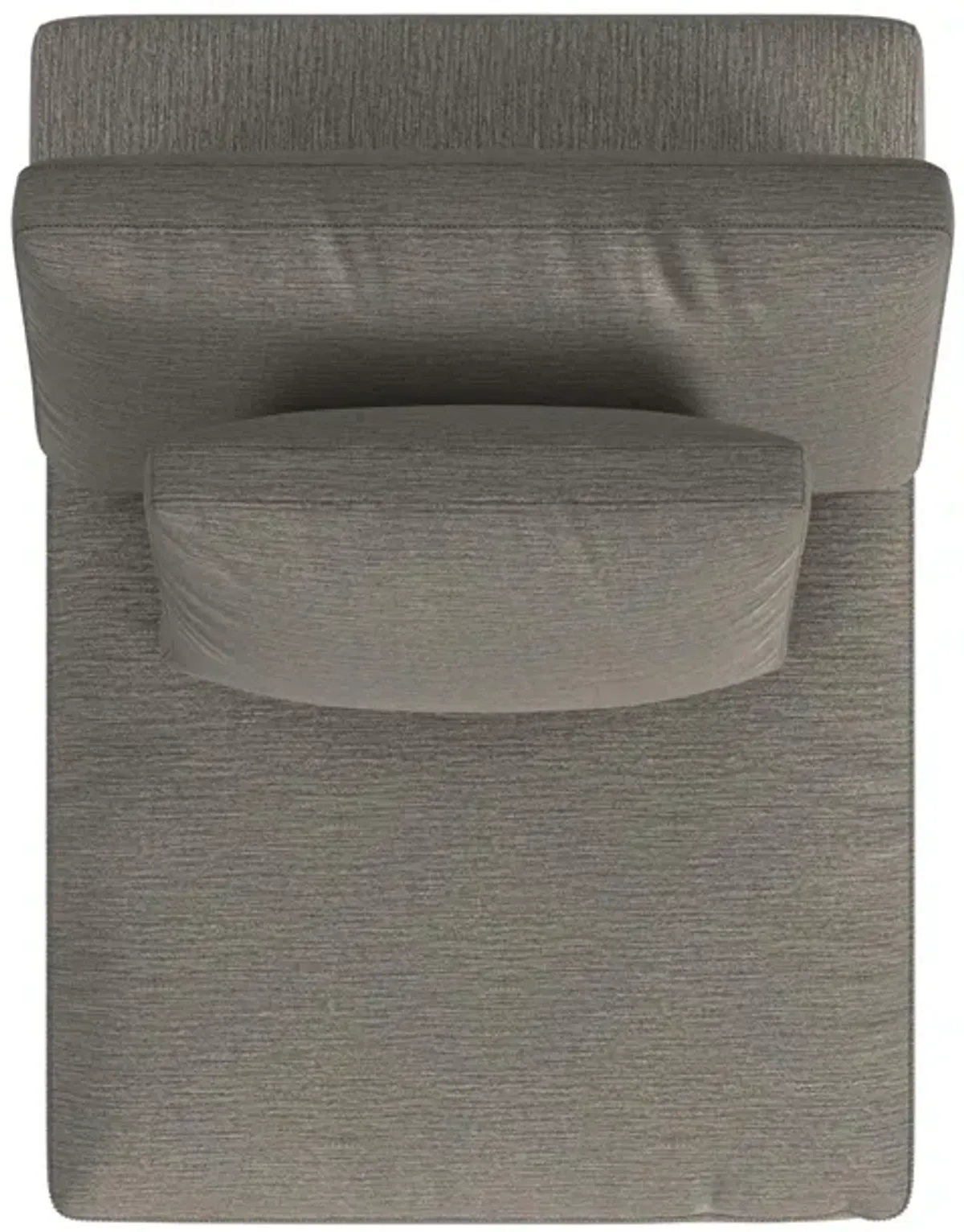 York Modular Pillow Top Armless Chair with Back Pillow