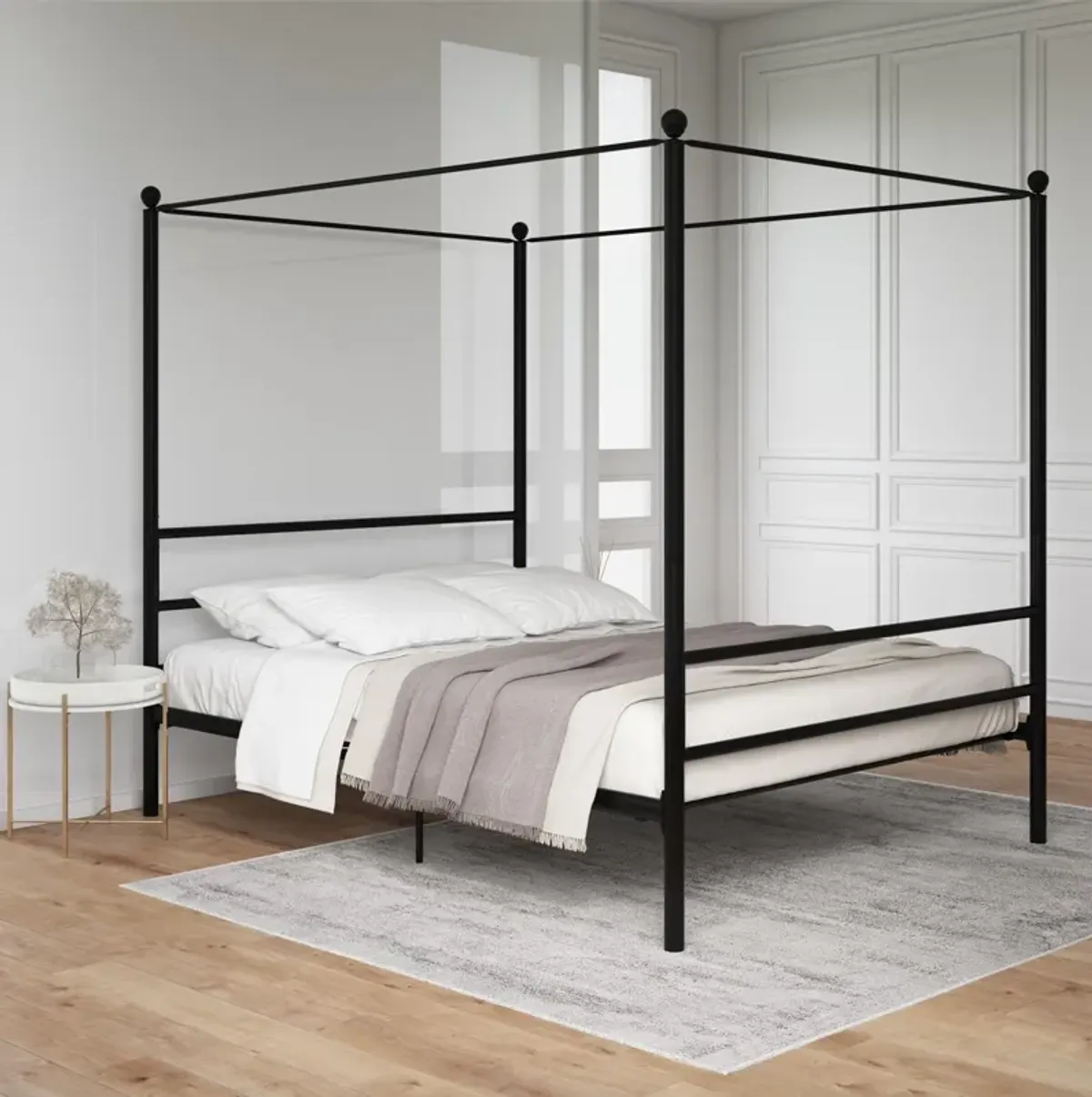 Eden Metal Canopy Bed