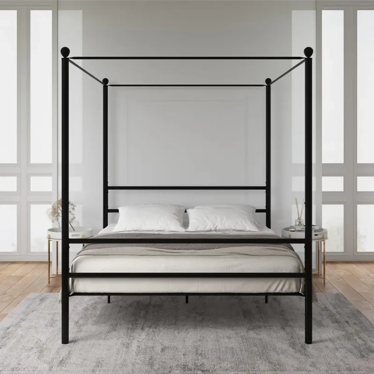 Eden Metal Canopy Bed