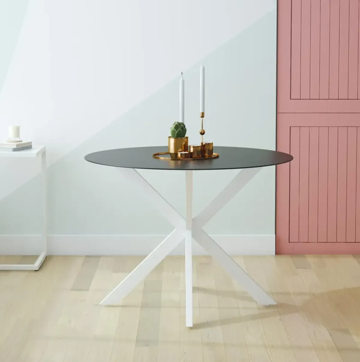 Circi Dining Table with Glass Top