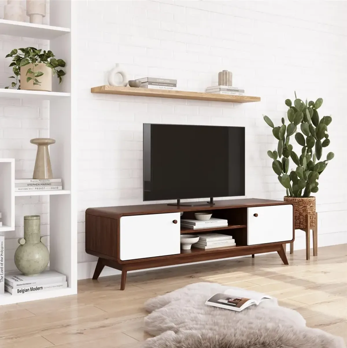 Leva Media Console TV Stand with Storage