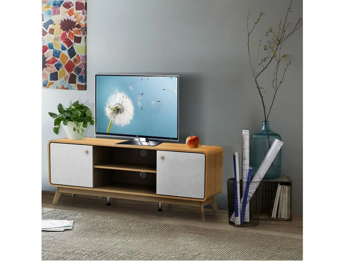 Leva Media Console TV Stand with Storage