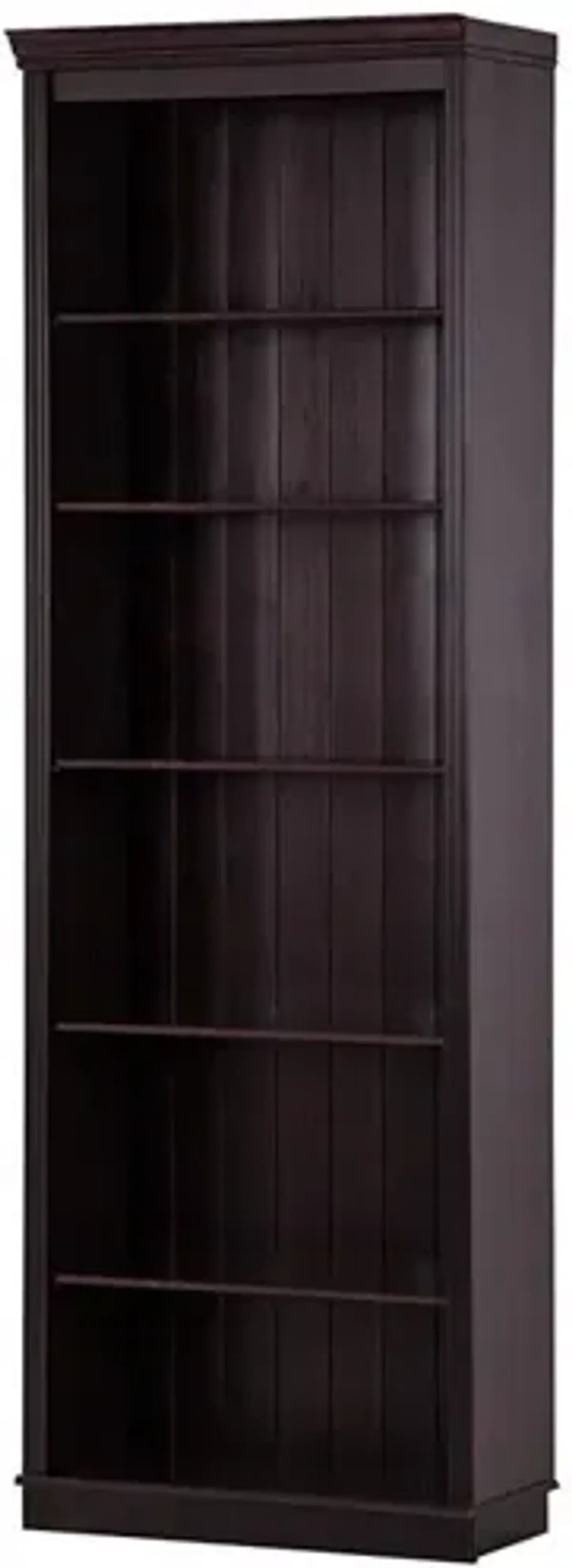 Anita Solid Wood 6 Shelf Open Bookcase