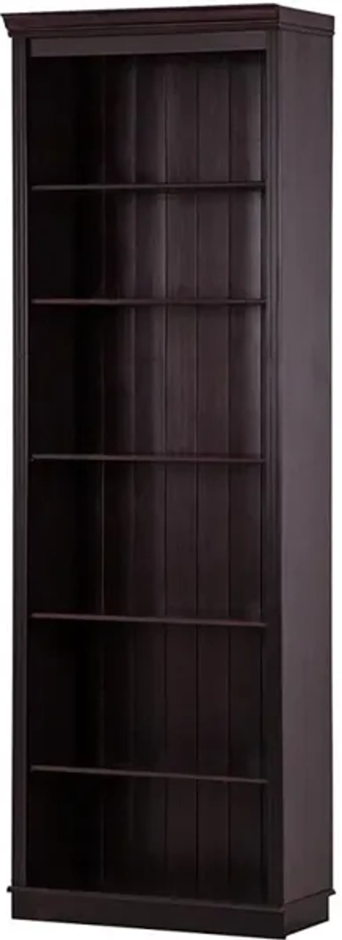 Anita Solid Wood 6 Shelf Open Bookcase