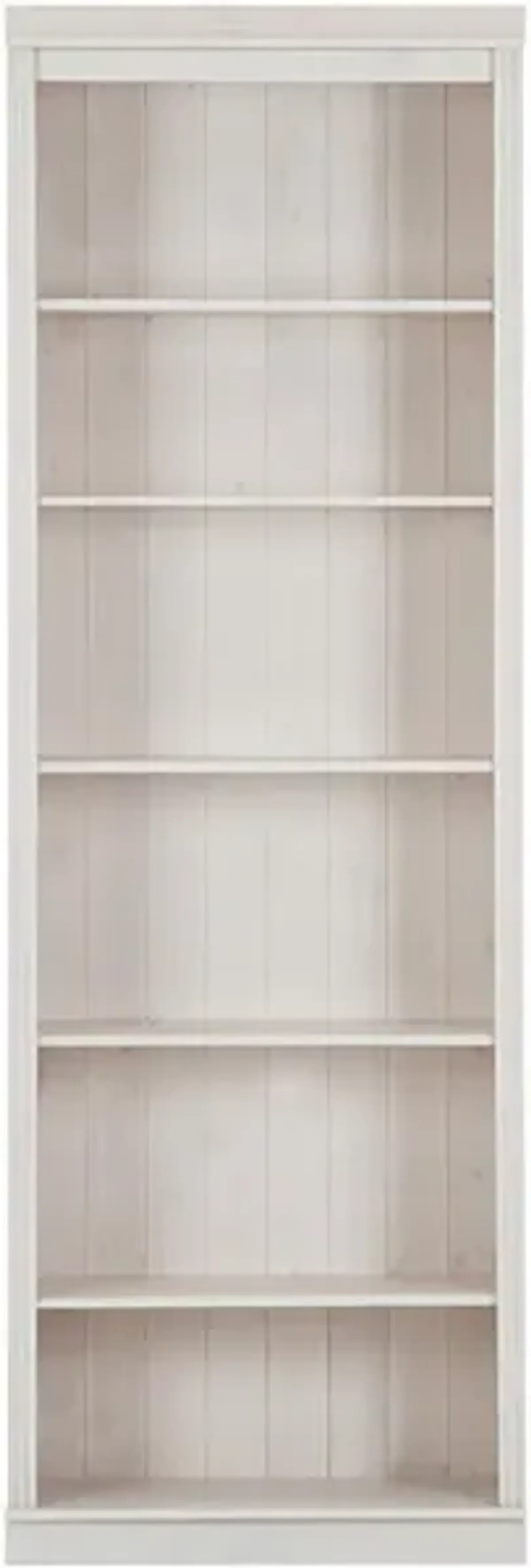 Anita Solid Wood 6 Shelf Open Bookcase