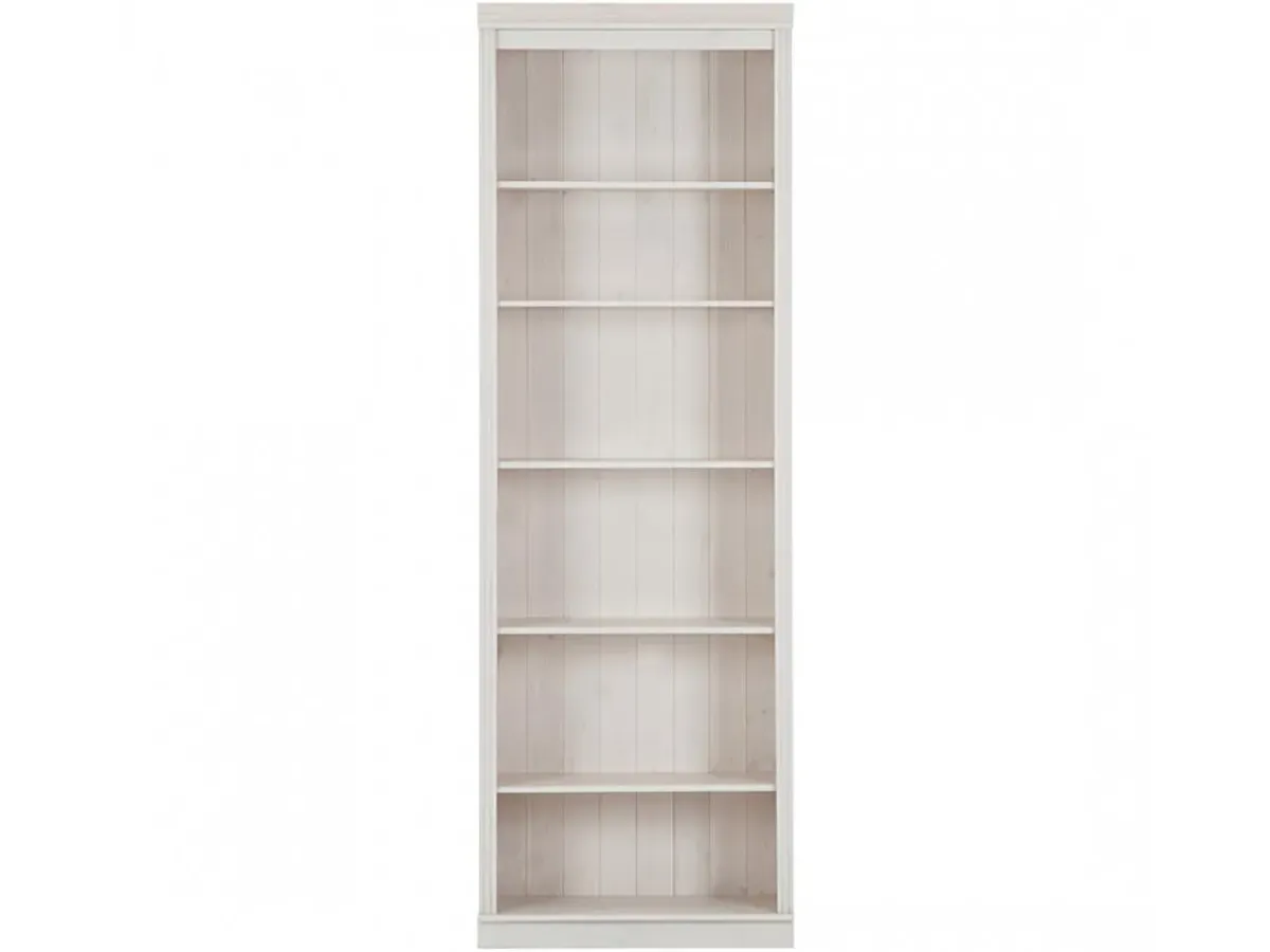 Anita Solid Wood 6 Shelf Open Bookcase