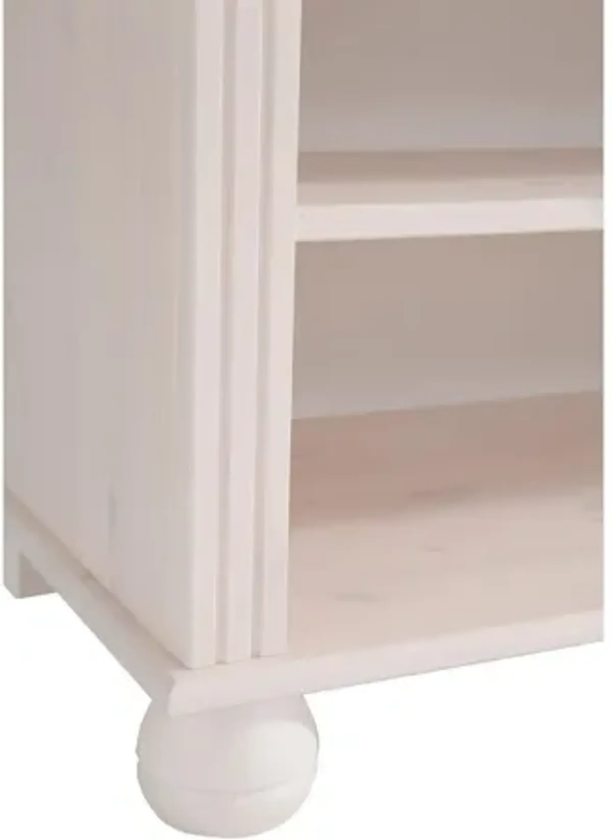 Chester 5 Shelf Wood Open Bookcase with Adjustable Shelves