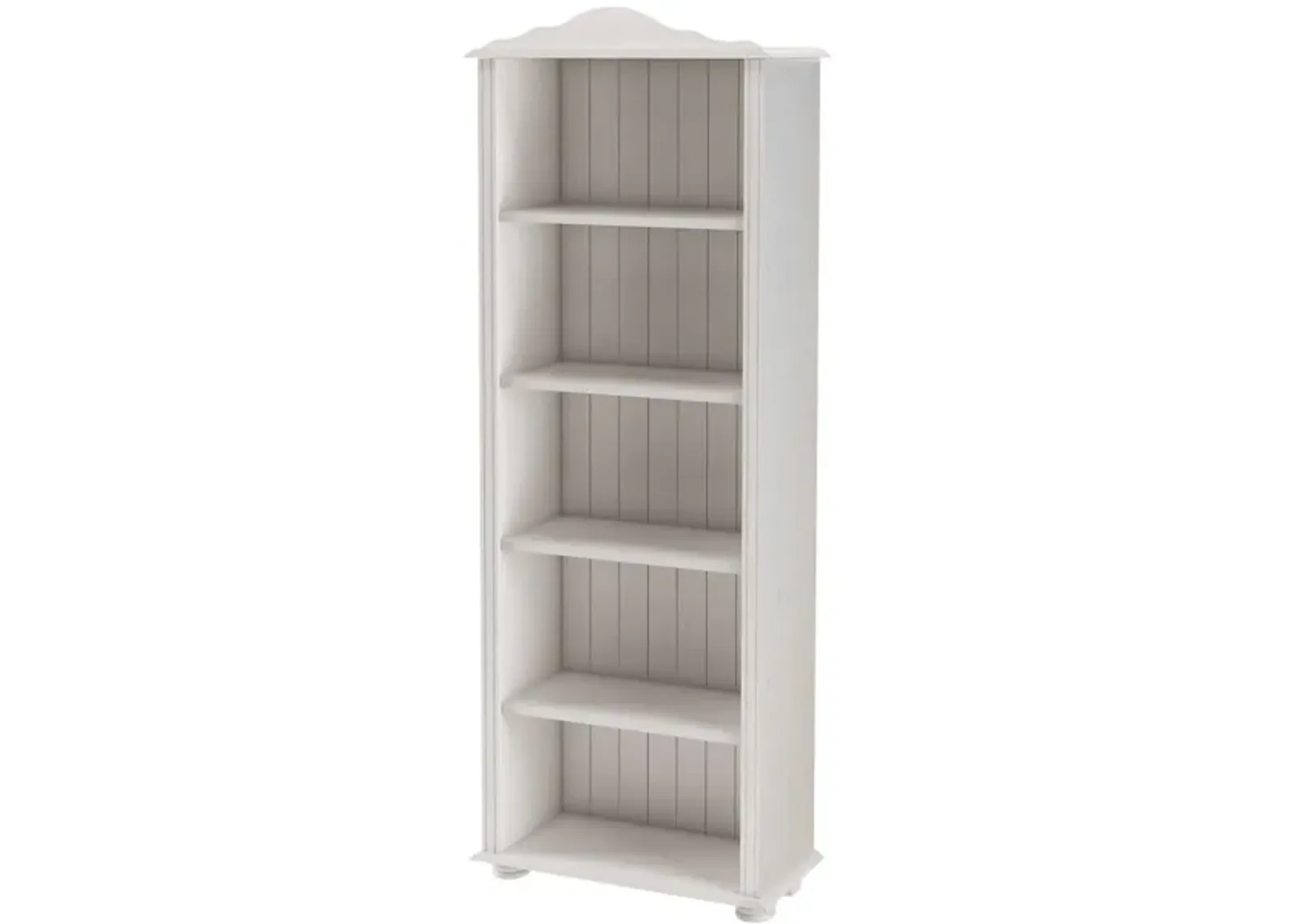 Chester 5 Shelf Wood Open Bookcase with Adjustable Shelves